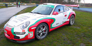 Porsche 997 GT3 na XXI. Pražském rallysprintu